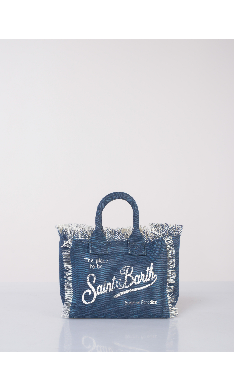 borsa a mano da donna Mc2 Saint Barth Small effetto denim