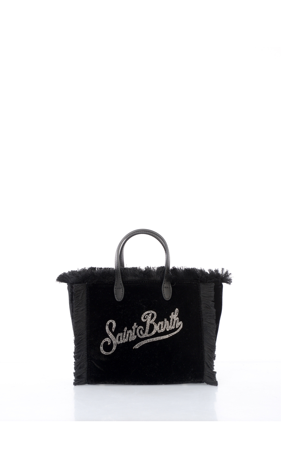 borsa a mano da donna Mc2 Saint Barth Mini Velvet Strass in velluto