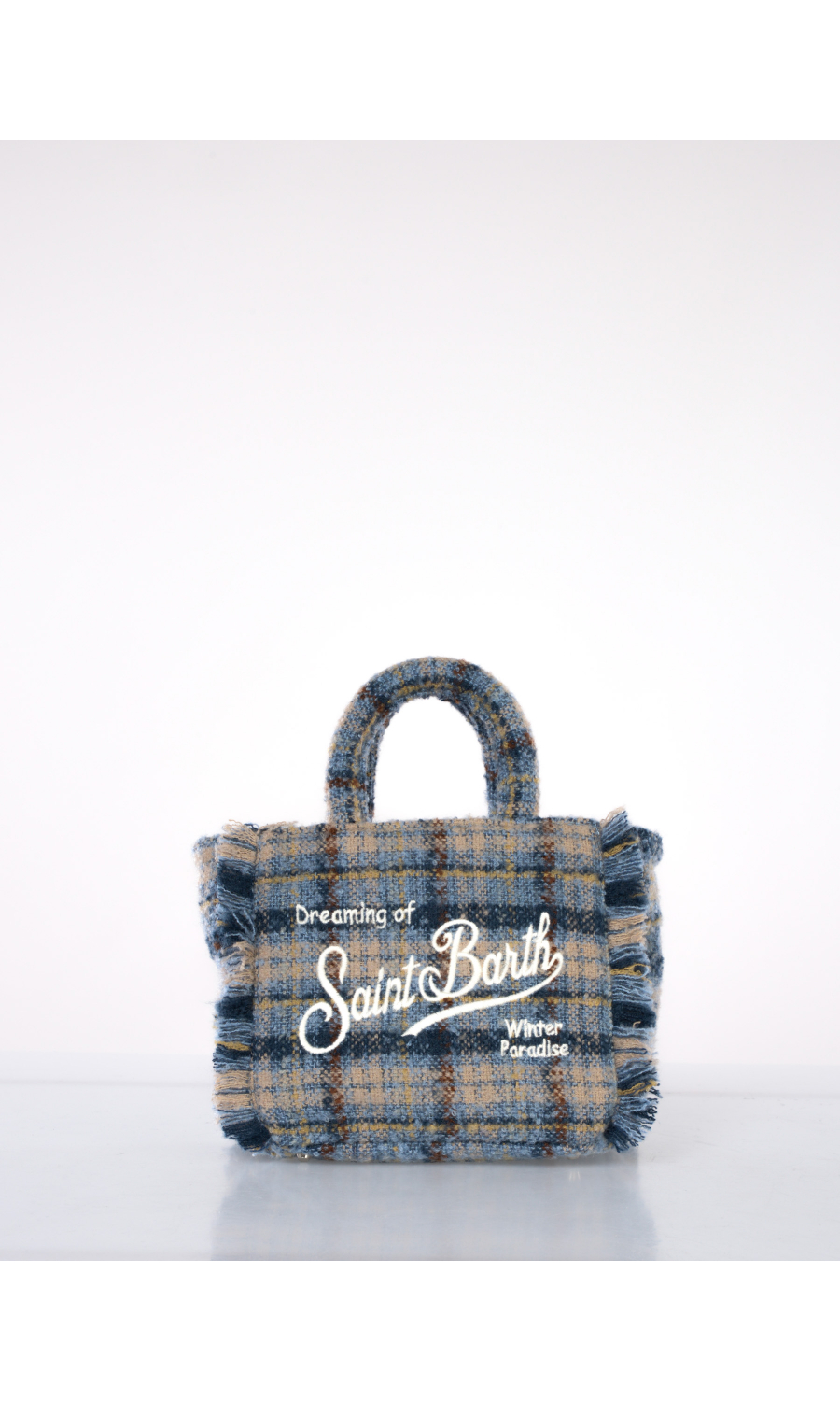 borsa a mano da donna Mc2 Saint Barth Mini Check con logo