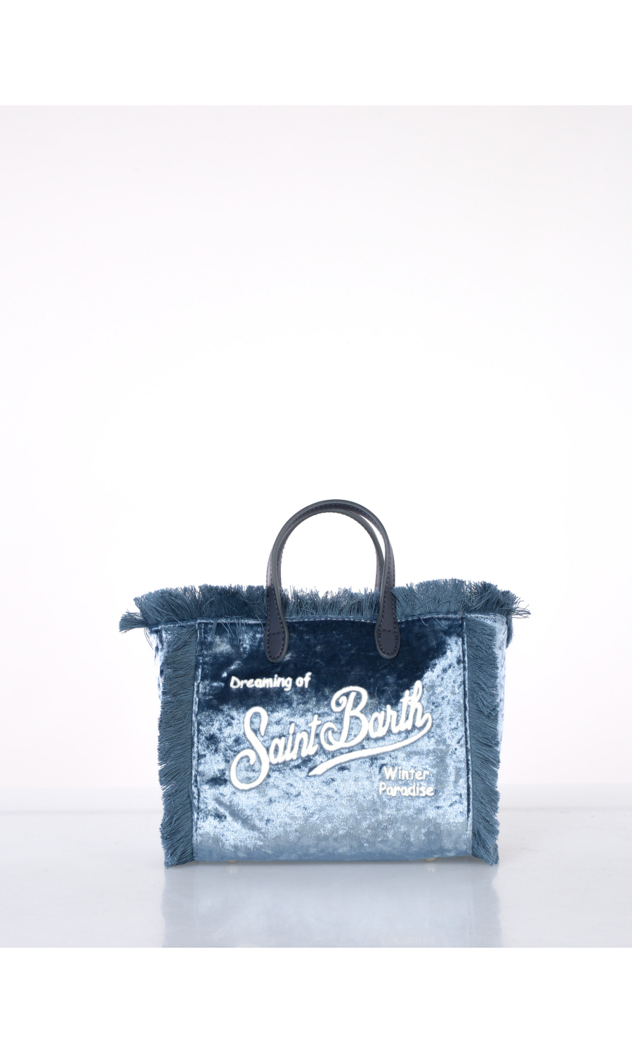 borsa a mano da donna Mc2 Saint Barth Mini Chenille in ciniglia