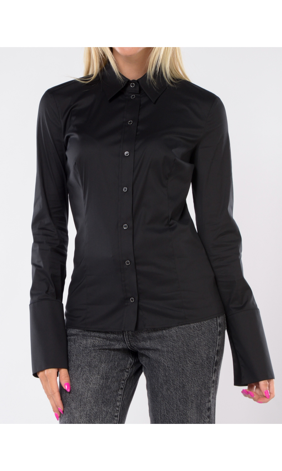 camicia da donna Patrizia Pepe in popeline con Slim Fit