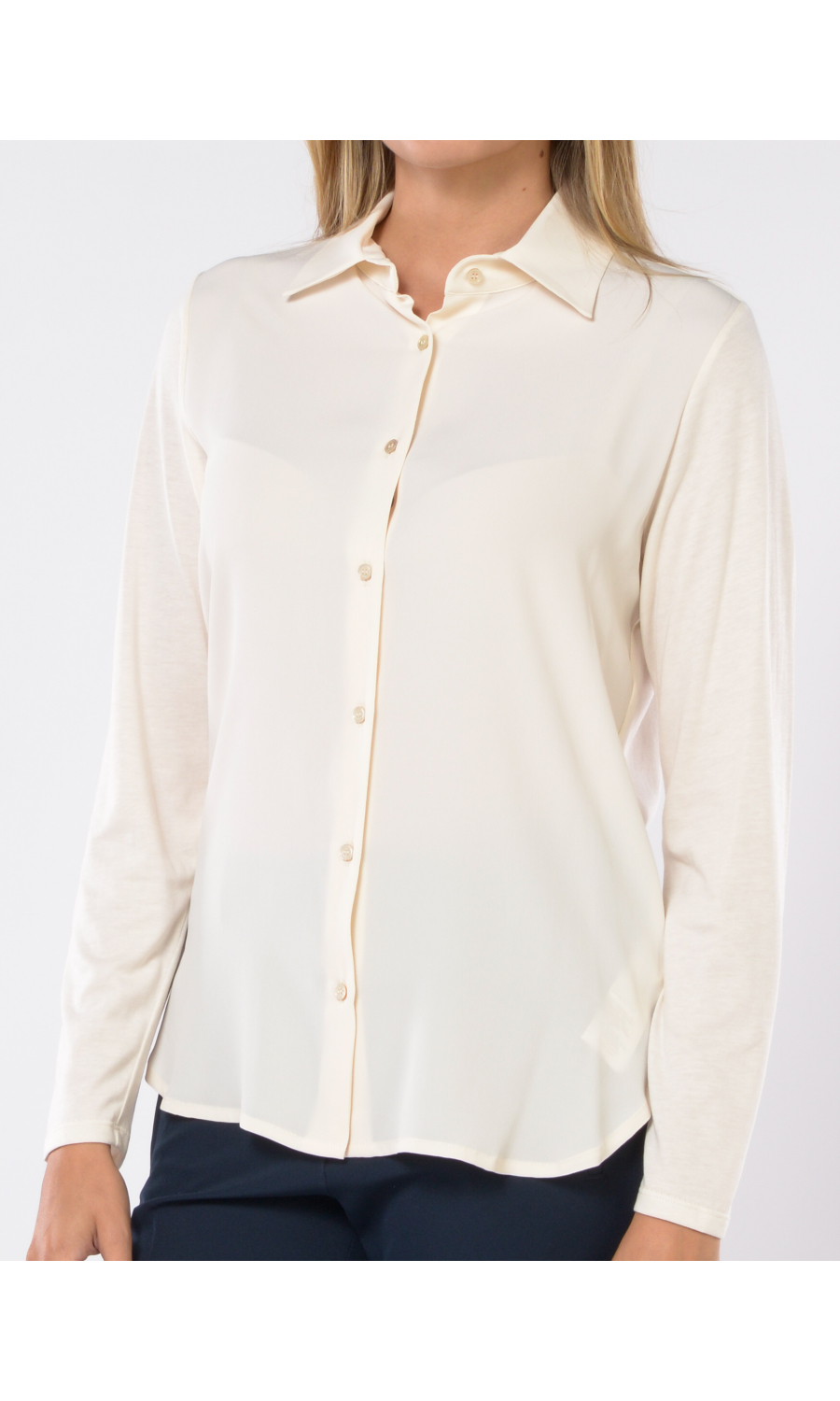 camicia da donna Seventy bitessuto con bottoni