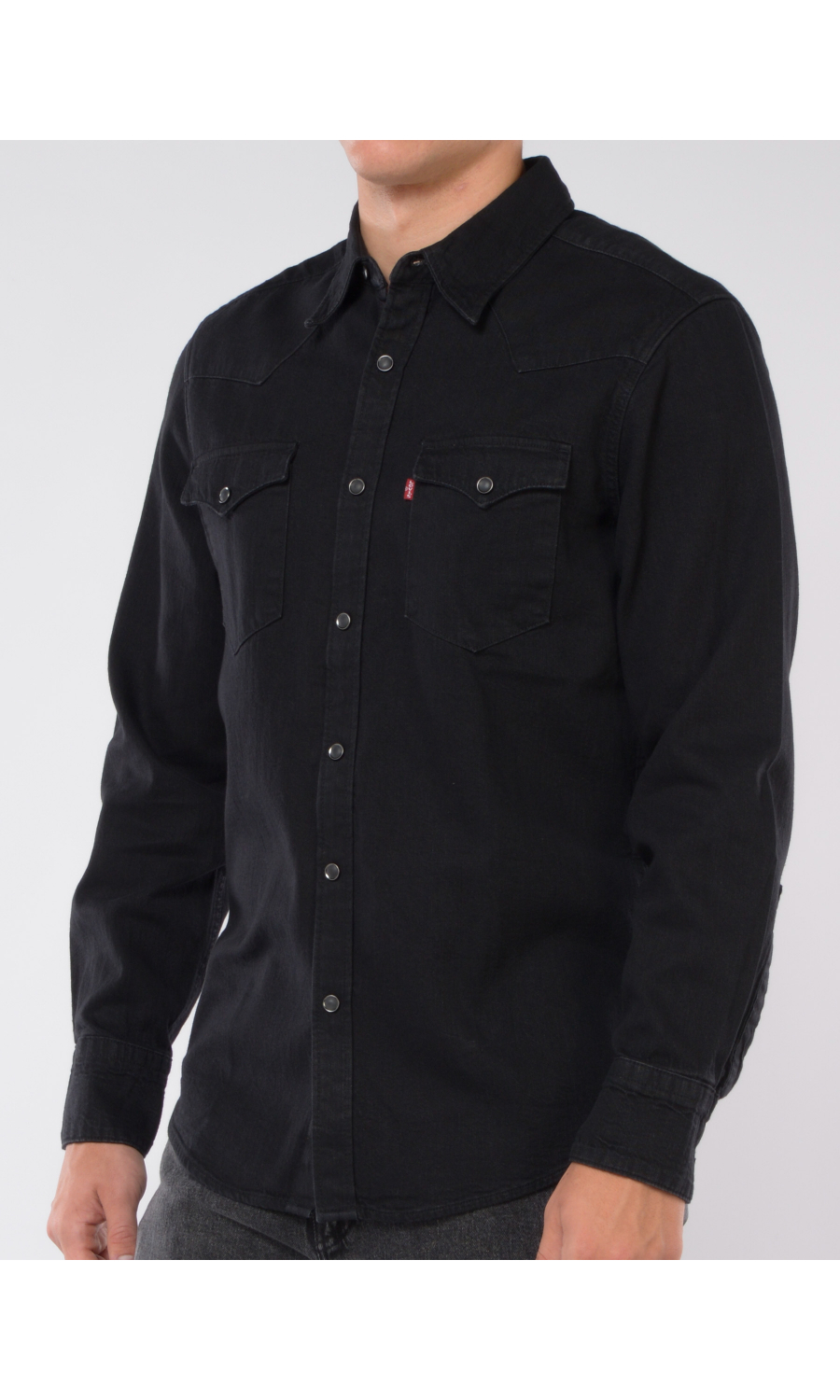 camicia da uomo Levi's® in denim black con tasche