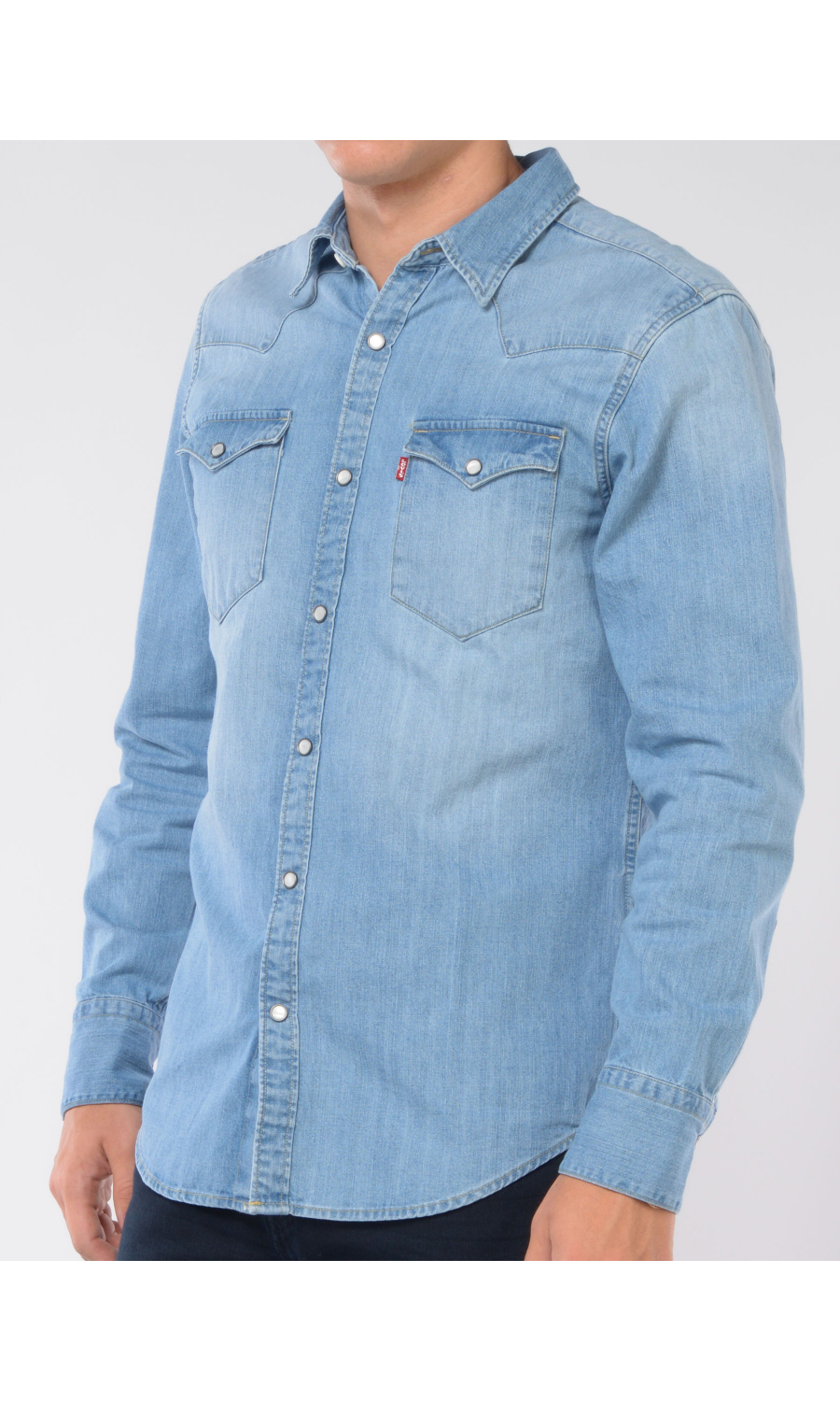 camicia da uomo Levi's® in denim con tasche