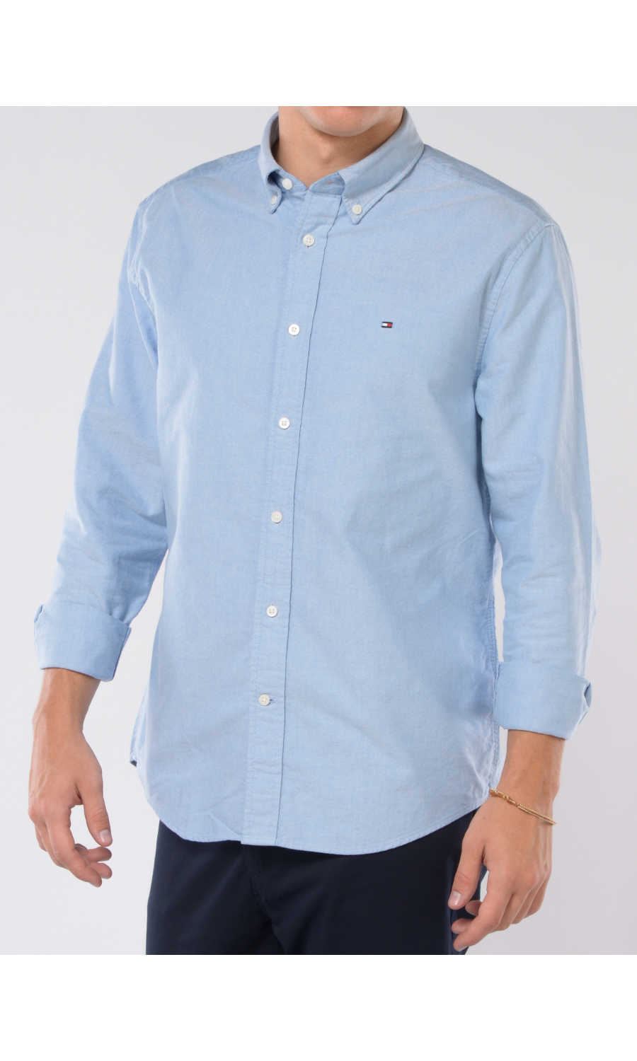 camicia da uomo Tommy Hilfiger botton down regular fit