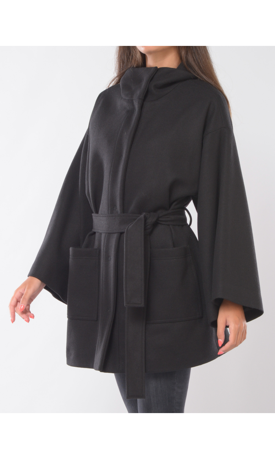 cappotto da donna Liu Jo a kimono con cintura