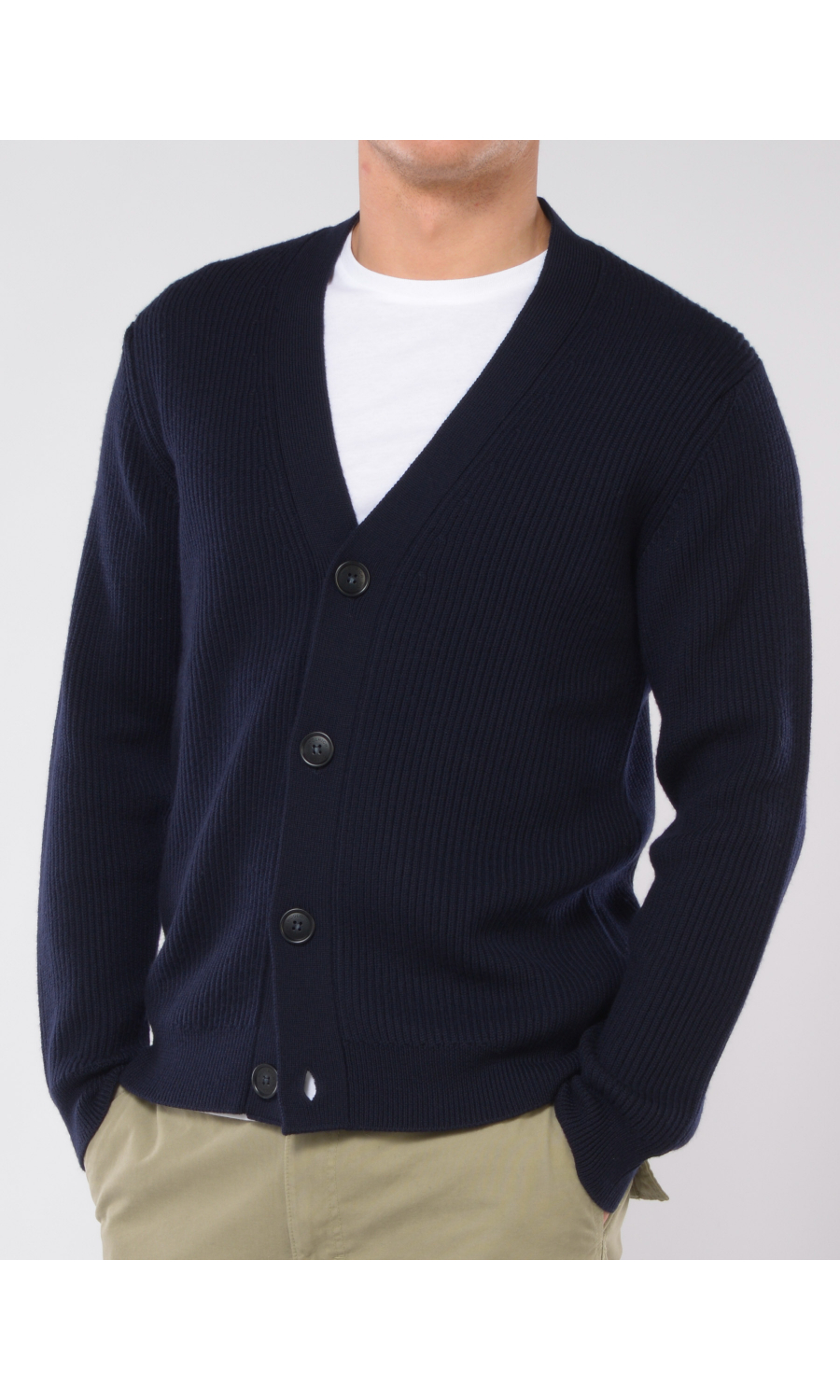 cardigan da uomo Woolrich lavorato con bottoni