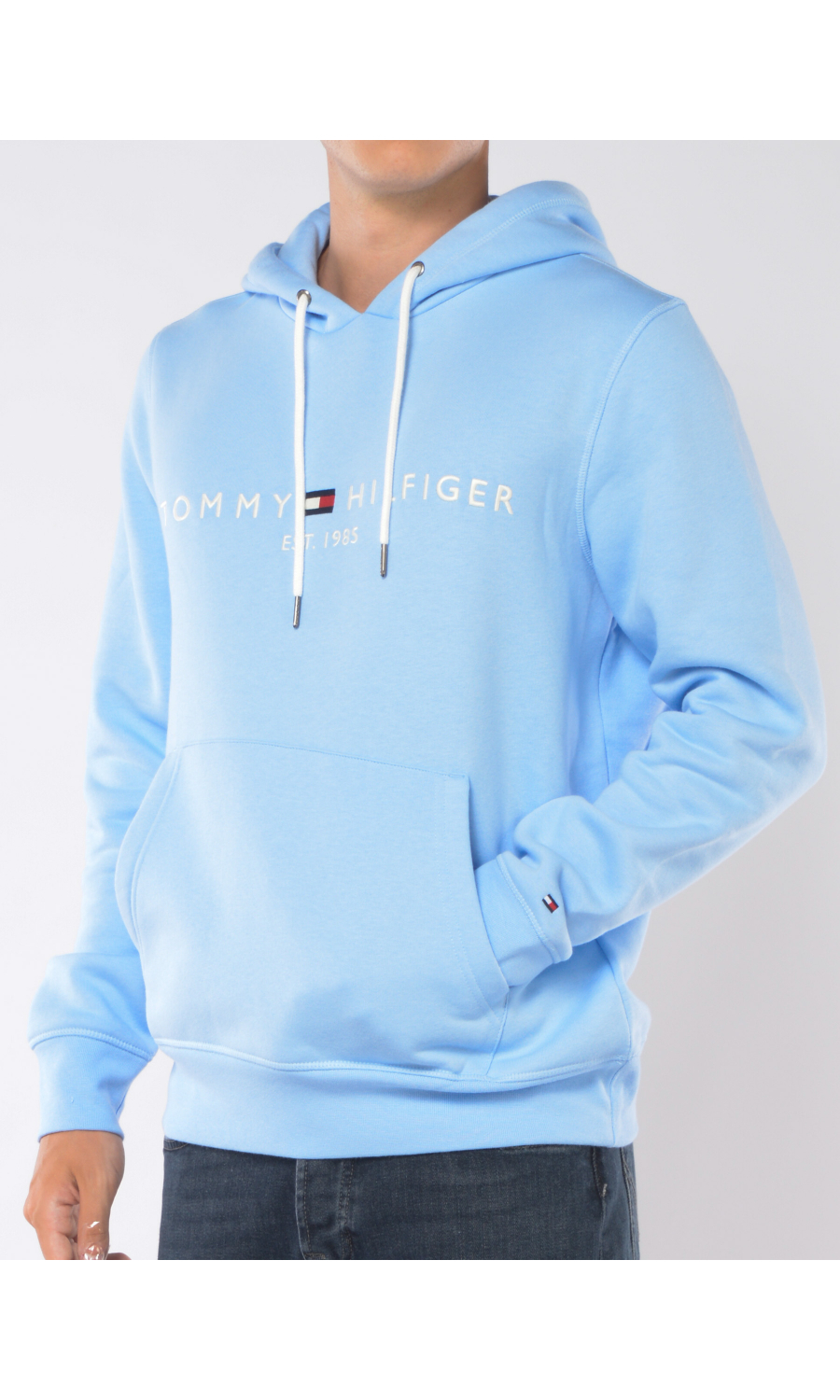 felpa da uomo Tommy Hilfiger con cappuccio e logo