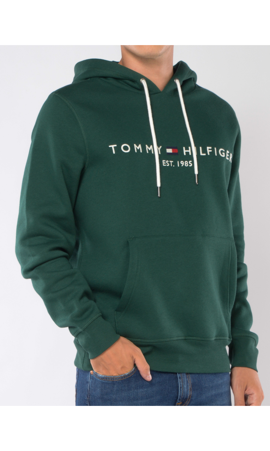 felpa da uomo Tommy Hilfiger con cappuccio e logo