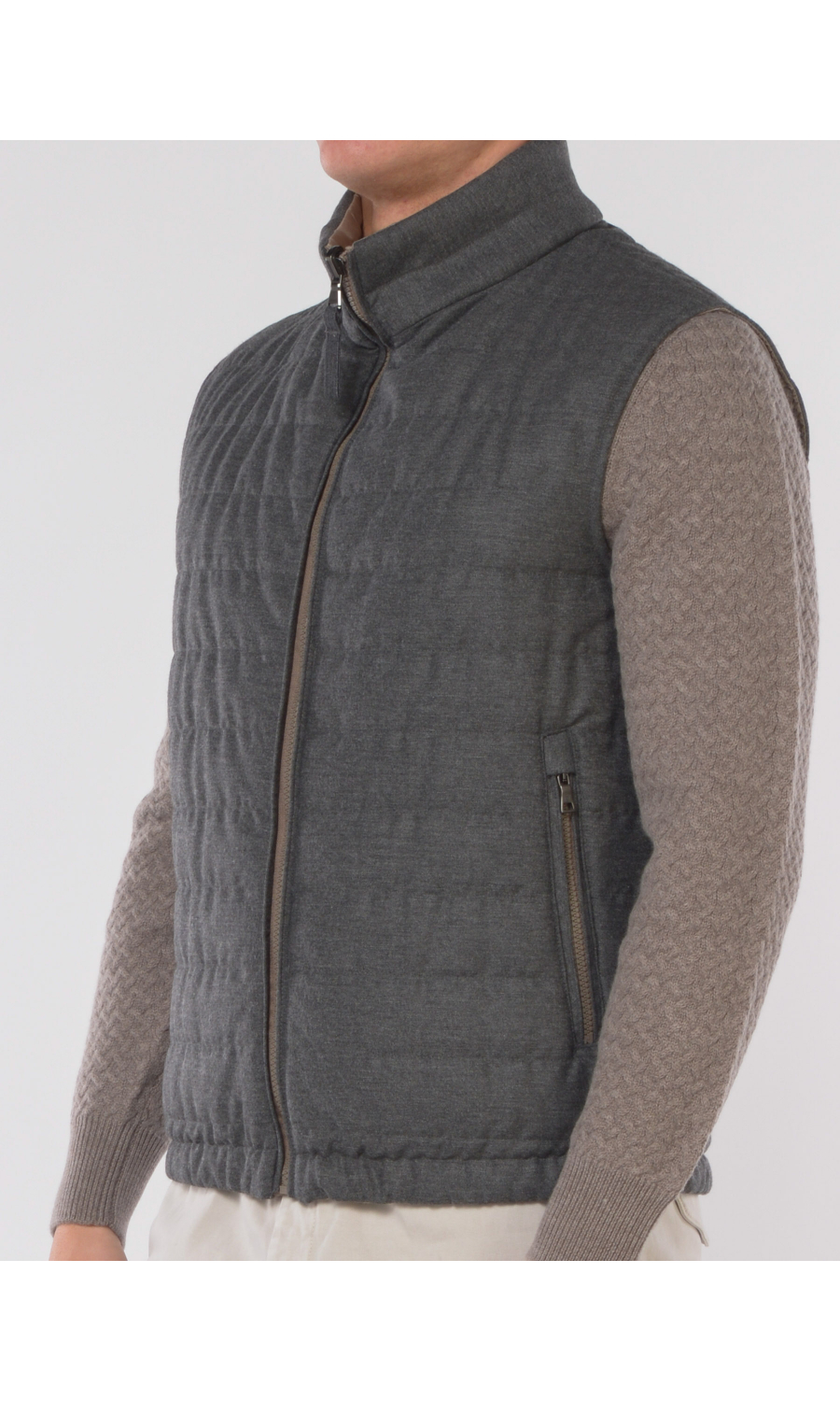 gilet da uomo Seventy imbottito reversibile