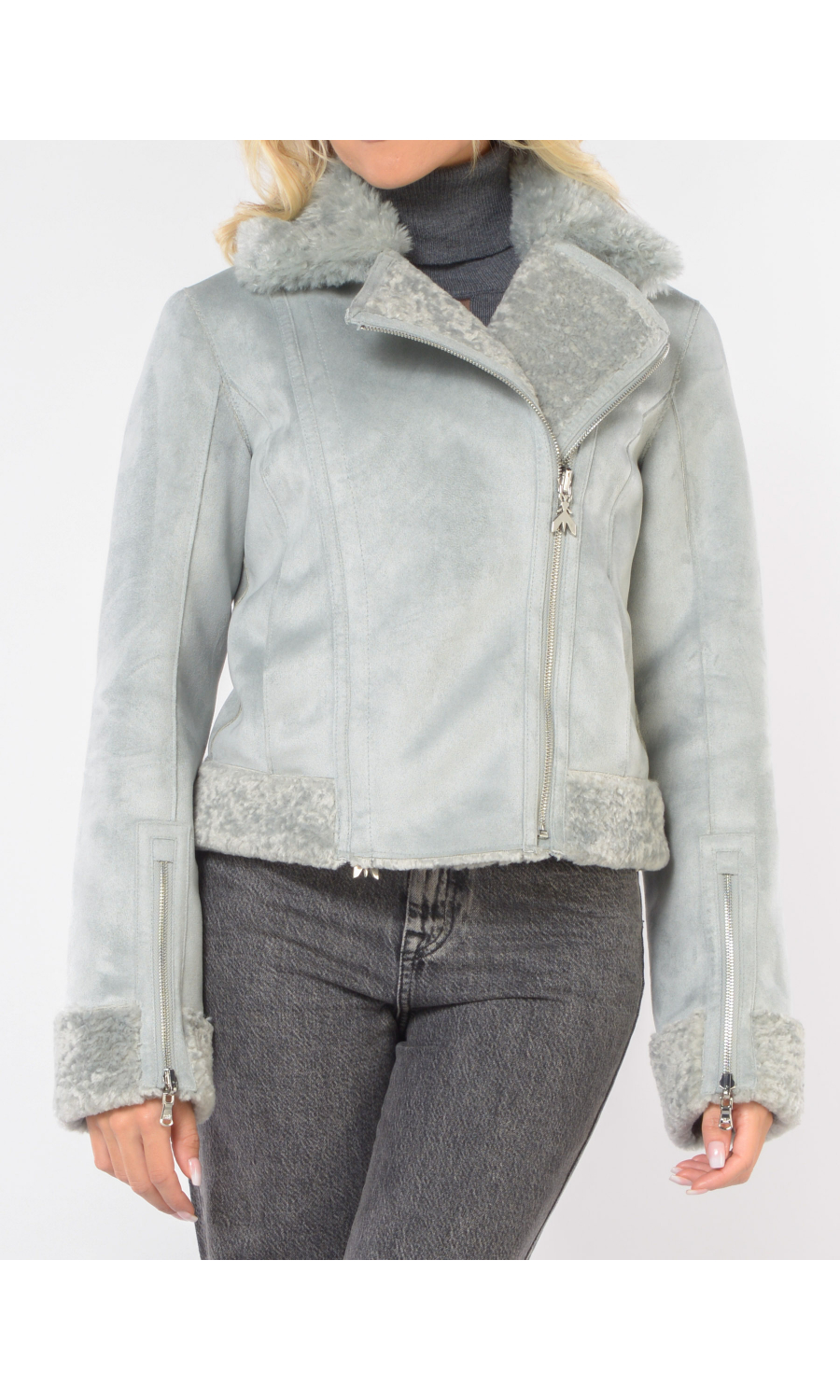 giubbino da donna Patrizia Pepe ecoshearling reversibile