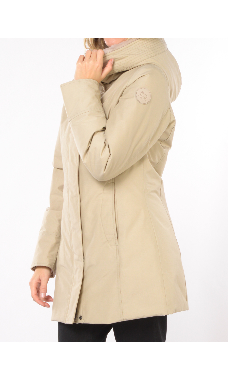 giubbino da donna Woolrich Boulder Parka con cappuccio