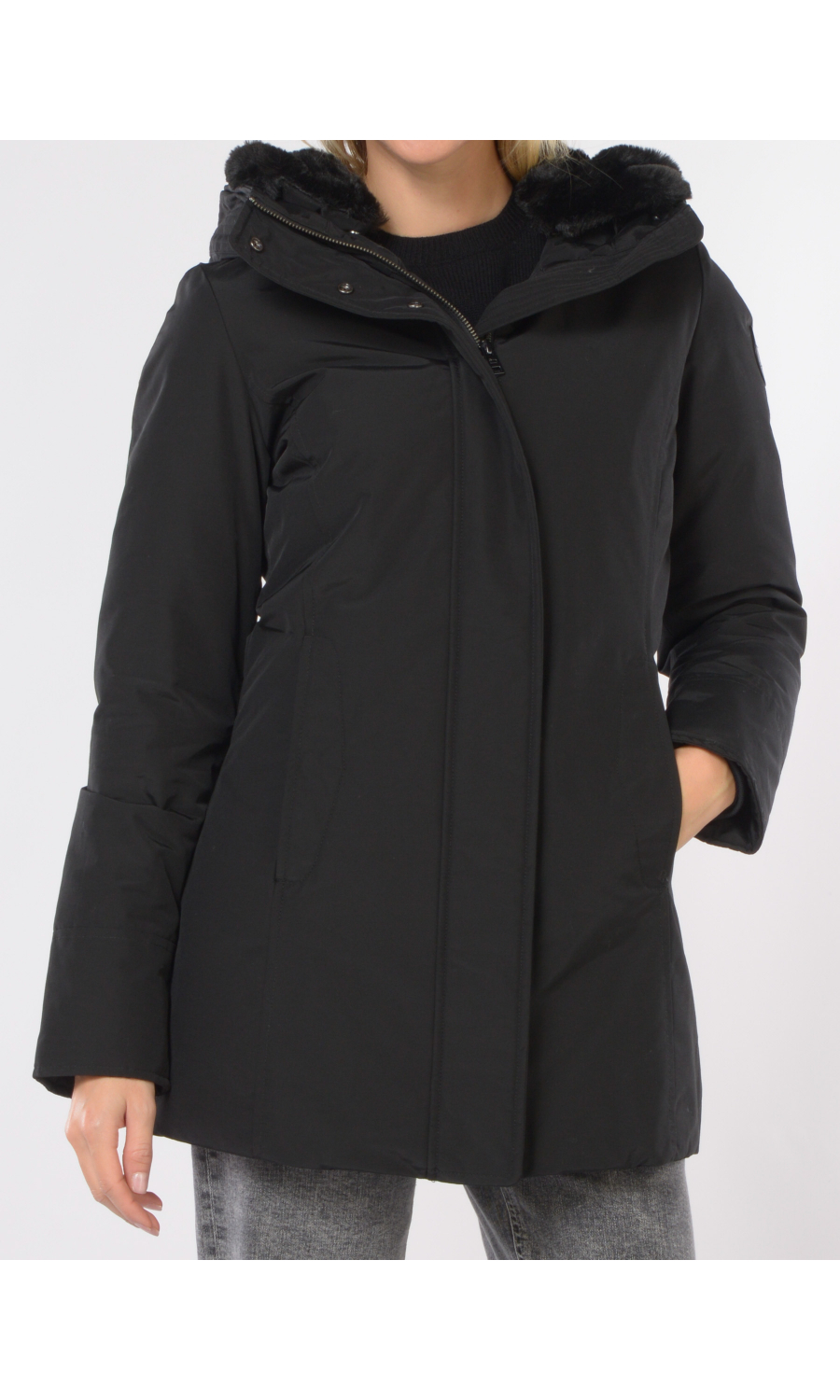 giubbino da donna Woolrich Boulder Parka con cappuccio