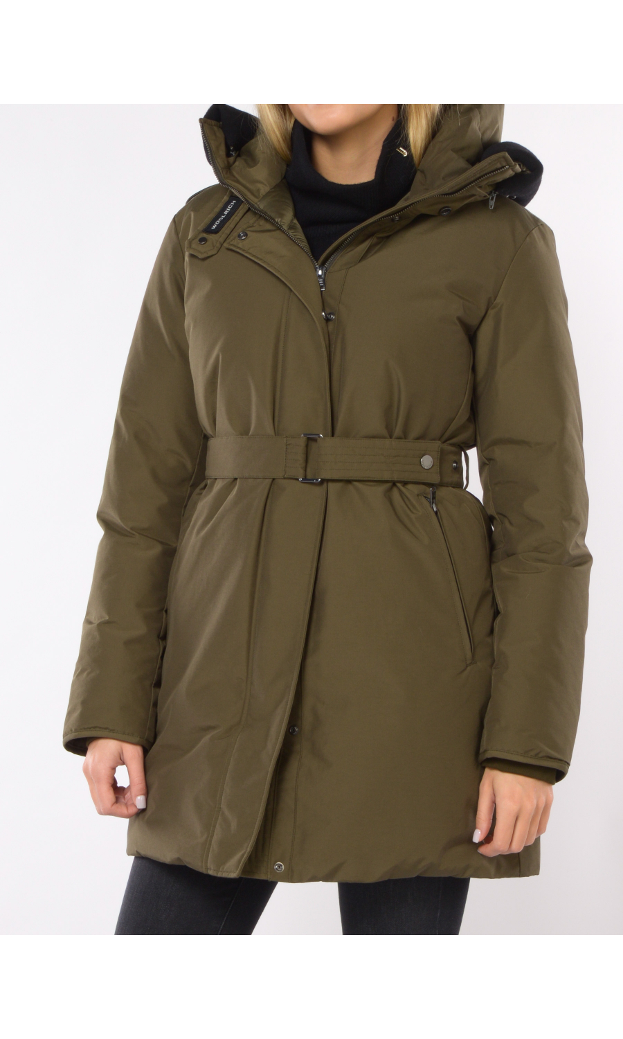 giubbino da donna Woolrich parka con cappuccio