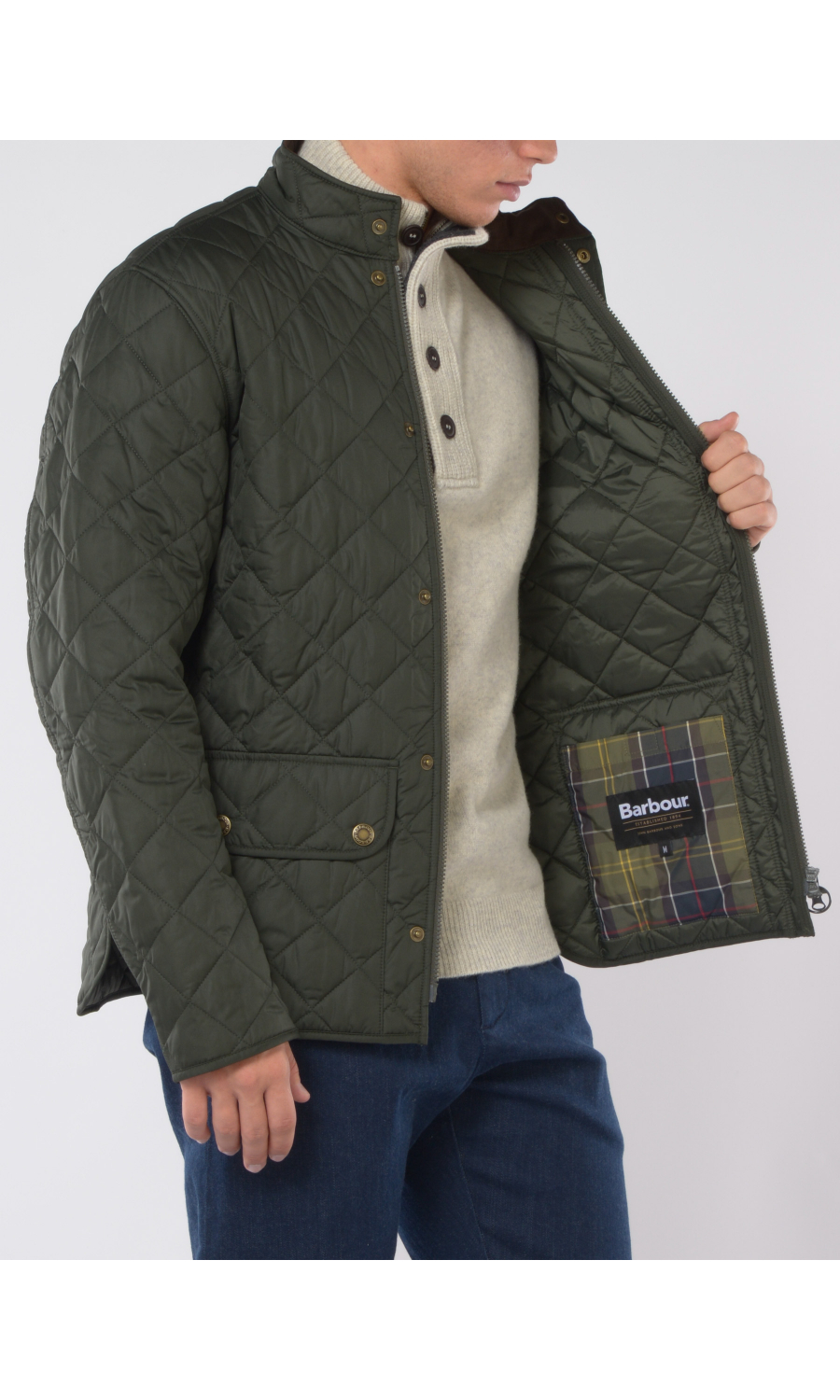 giubbino da uomo Barbour Lowerdale Quilt trapuntato