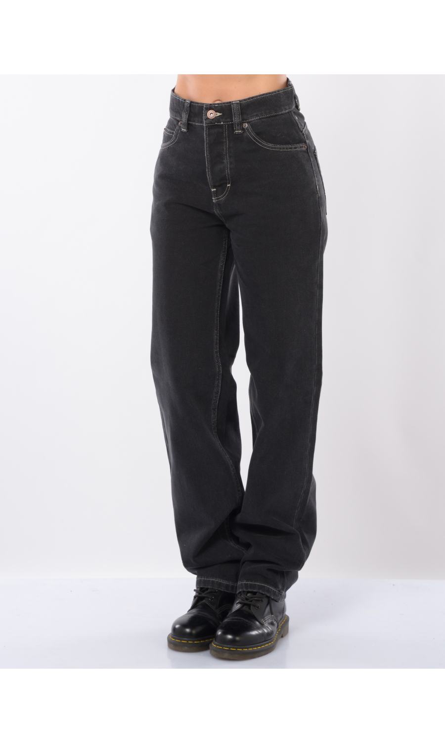 jeans da donna Dickies Thomasville Black con impunture