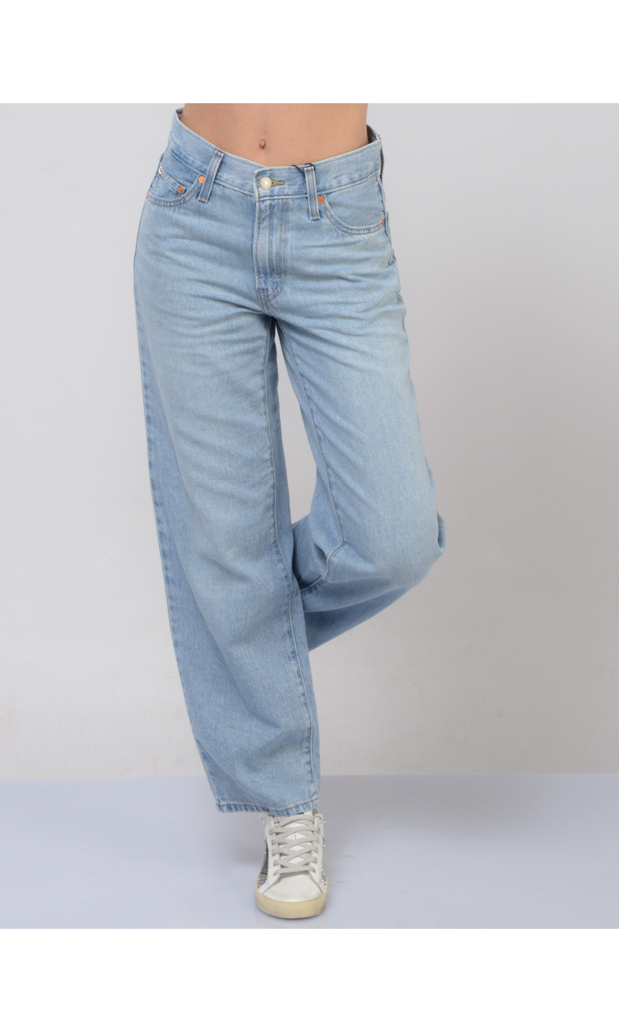 jeans da donna Levi's® Baggy Dad in cotone e lyocell