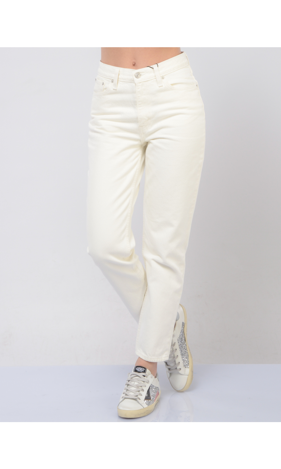 jeans da donna Levi's® '80s Mom White