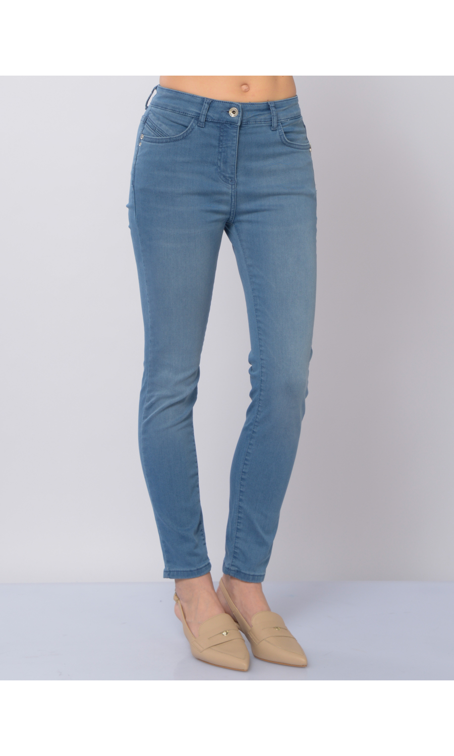 jeans da donna Patrizia Pepe Regular Jegging con loghi