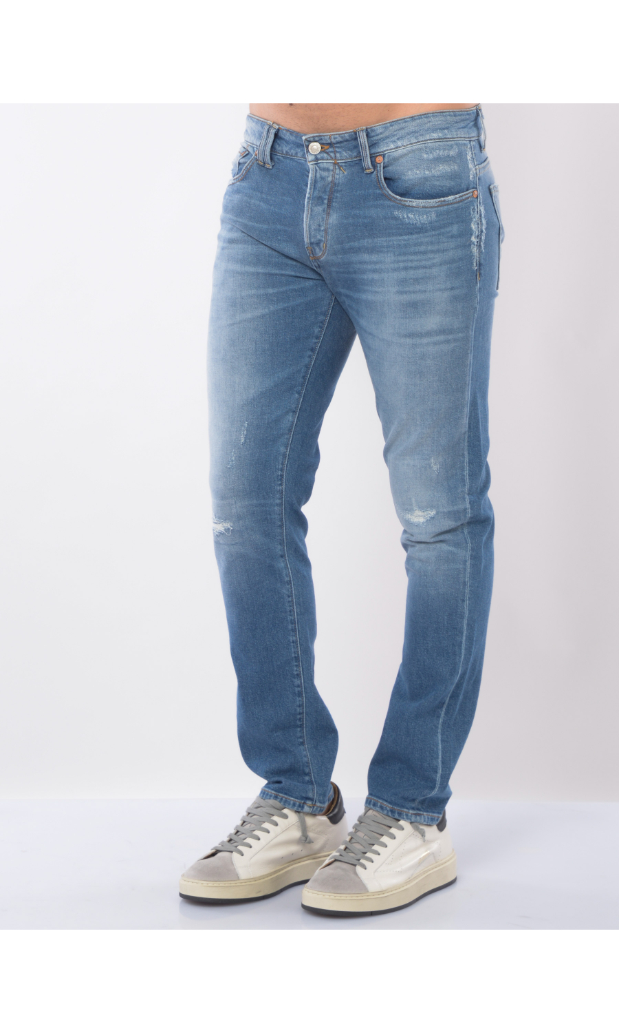 jeans da uomo Cycle skinny con rotture