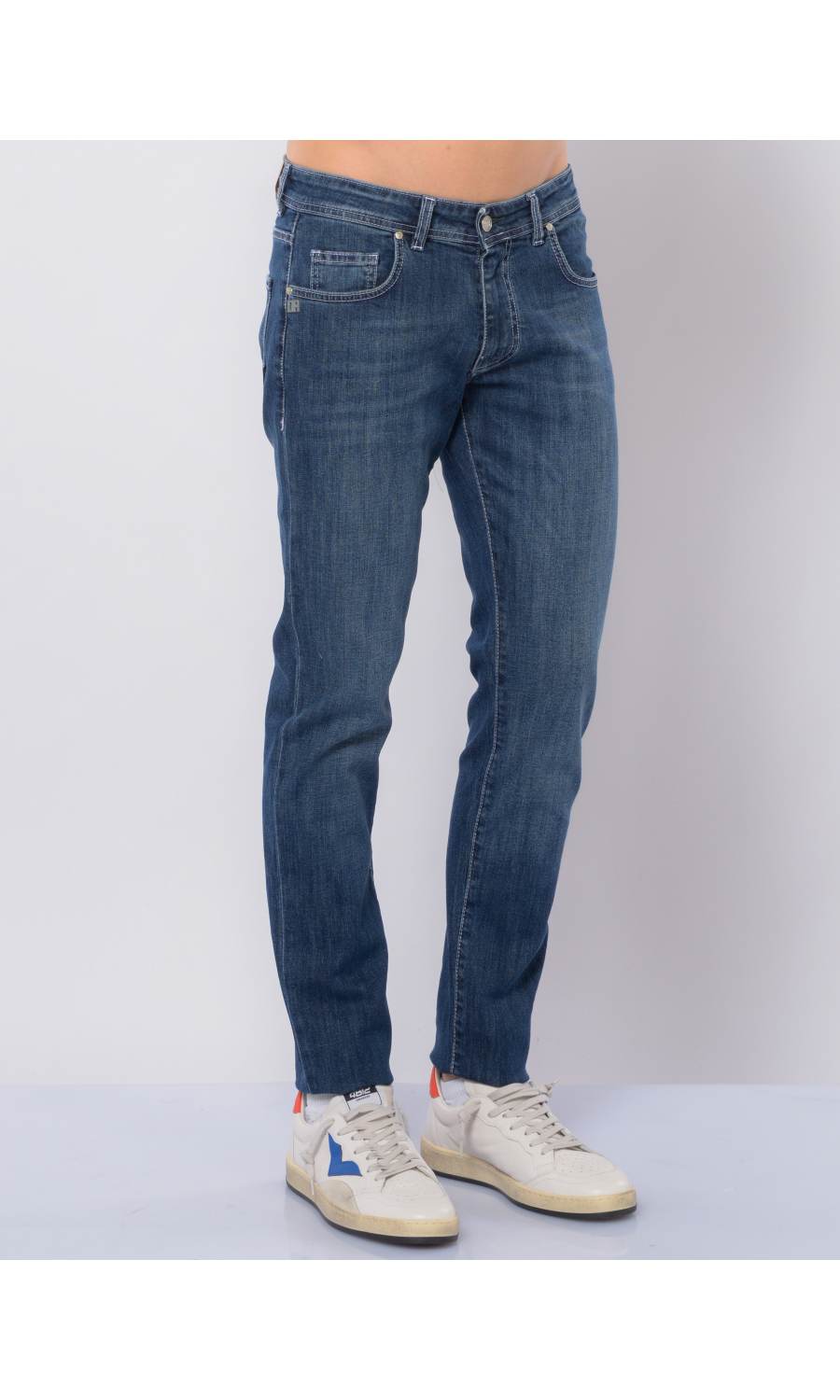 jeans da uomo Daniele Alessandrini Denver con impunture