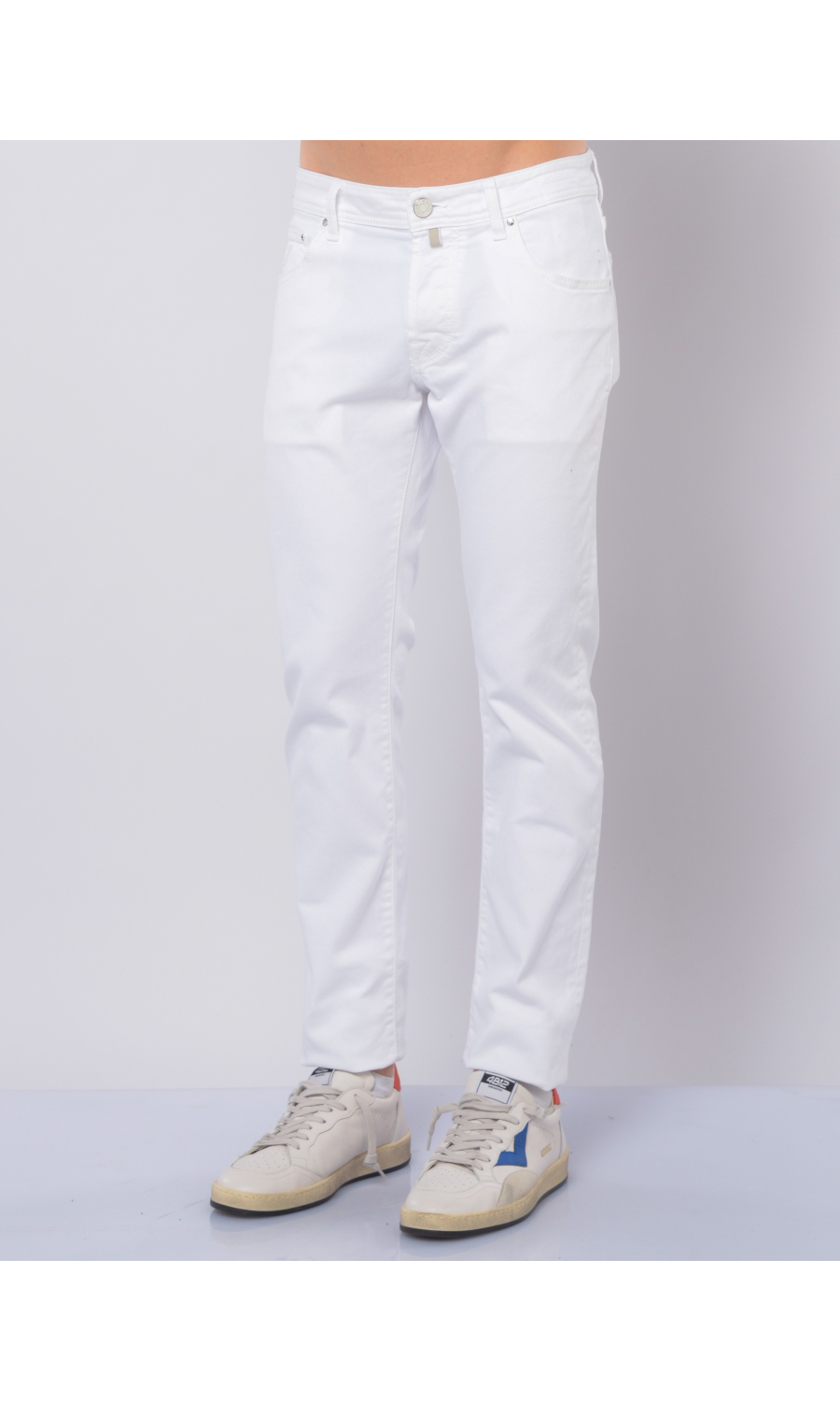 jeans da uomo Jacob Cohen in bull white Slim Fit
