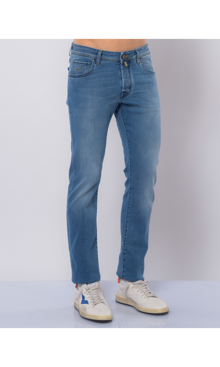 jeans da uomo Jacob Cohen Slim Fit con impunture