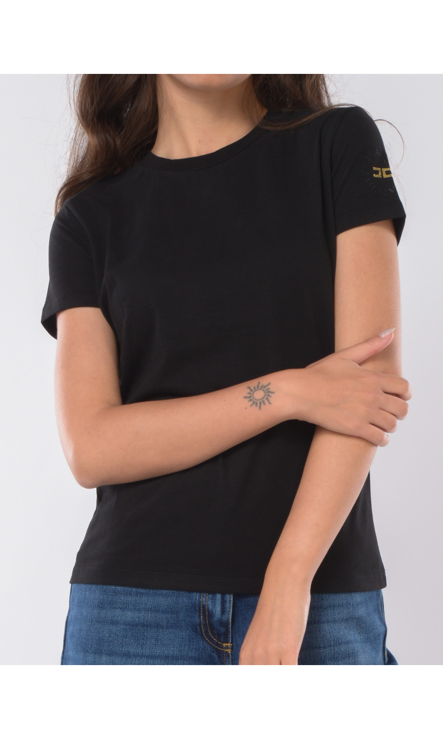 t Shirt da donna Elisabetta Franchi girocollo con logo