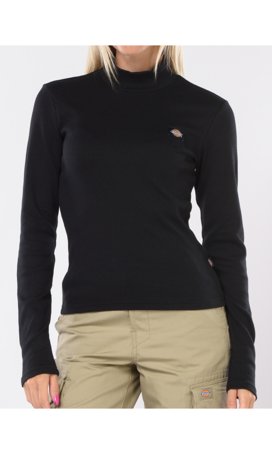 maglia da donna Dickies lupetto a coste