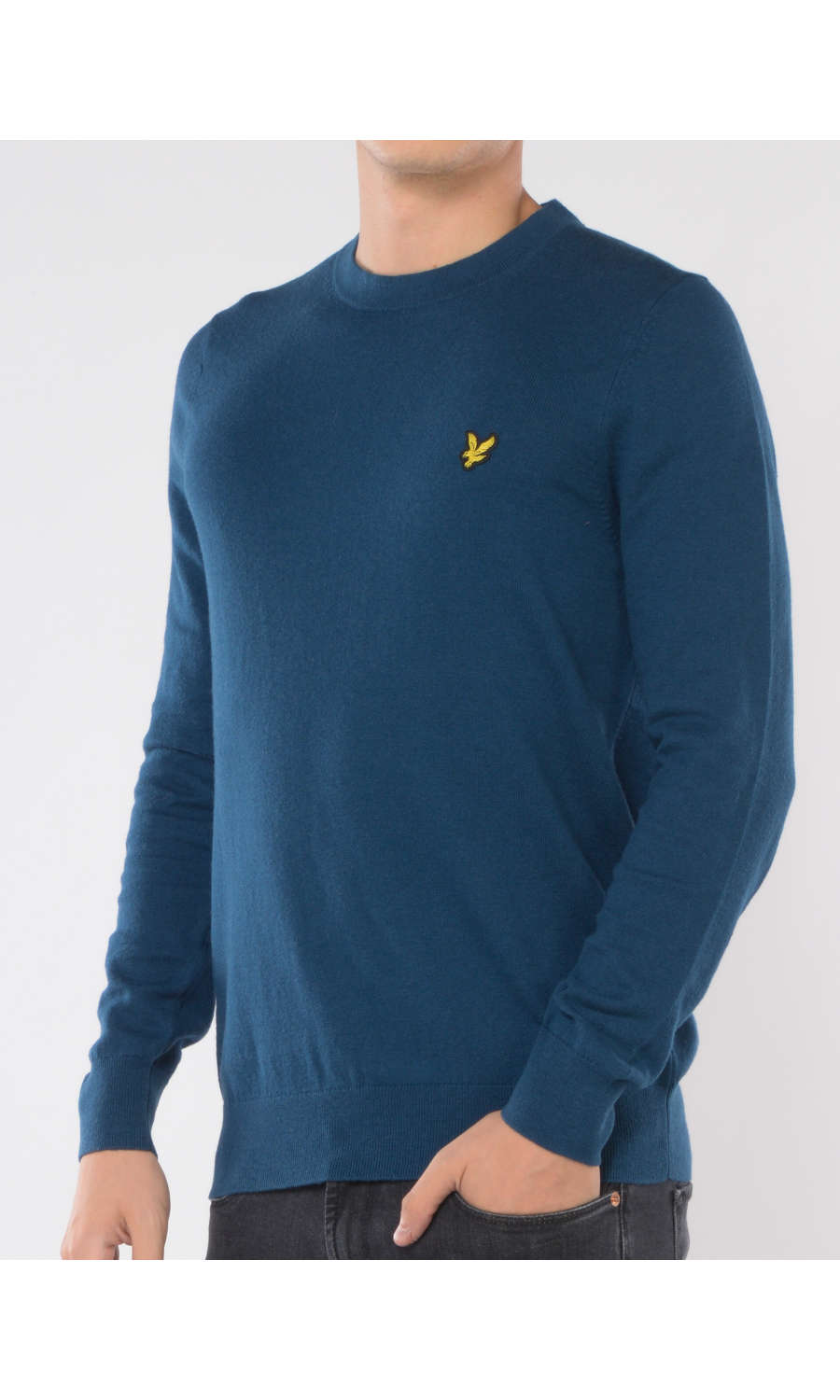 maglia da uomo Lyle&Scott in cotone e lana a girocollo