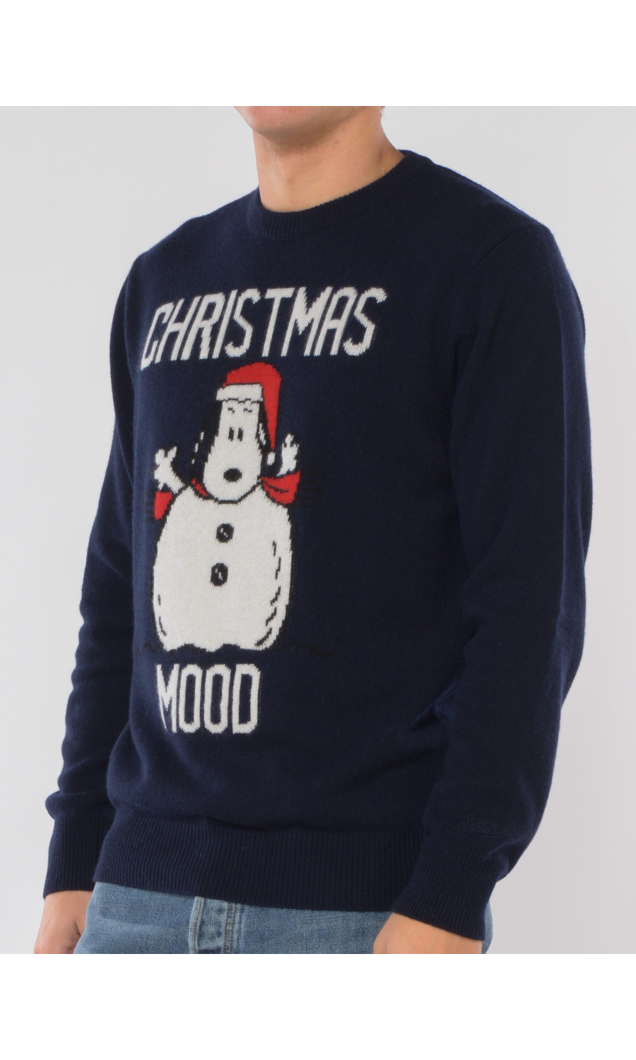 maglia da uomo Mc2 Saint Barth girocollo christmas mood