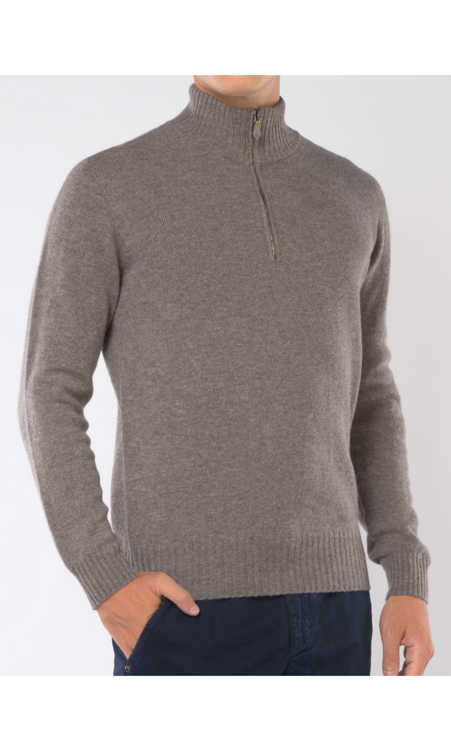 maglia da uomo Seventy in lana con zip