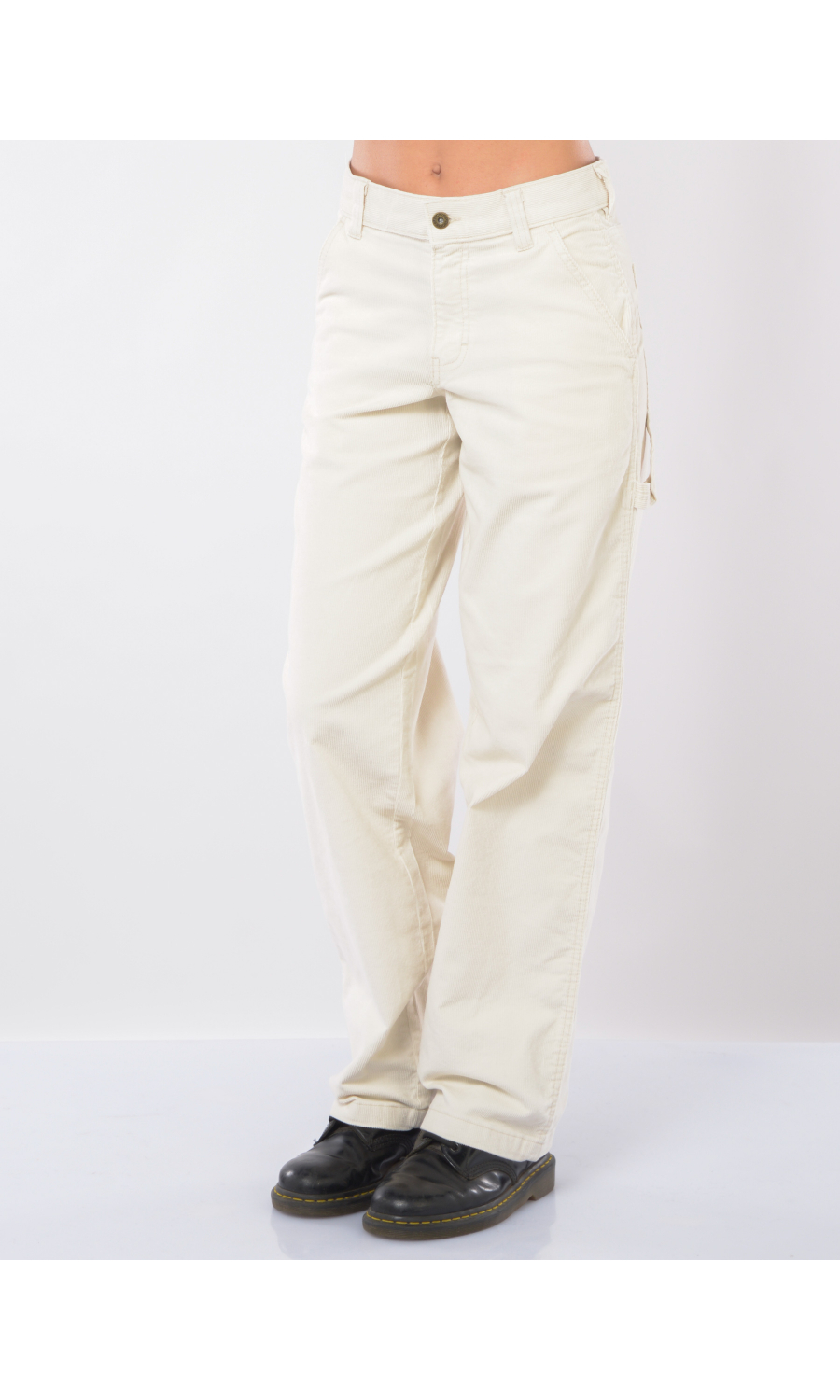 pantalone da donna Dickies Corduroy Carpenter in velluto rigato