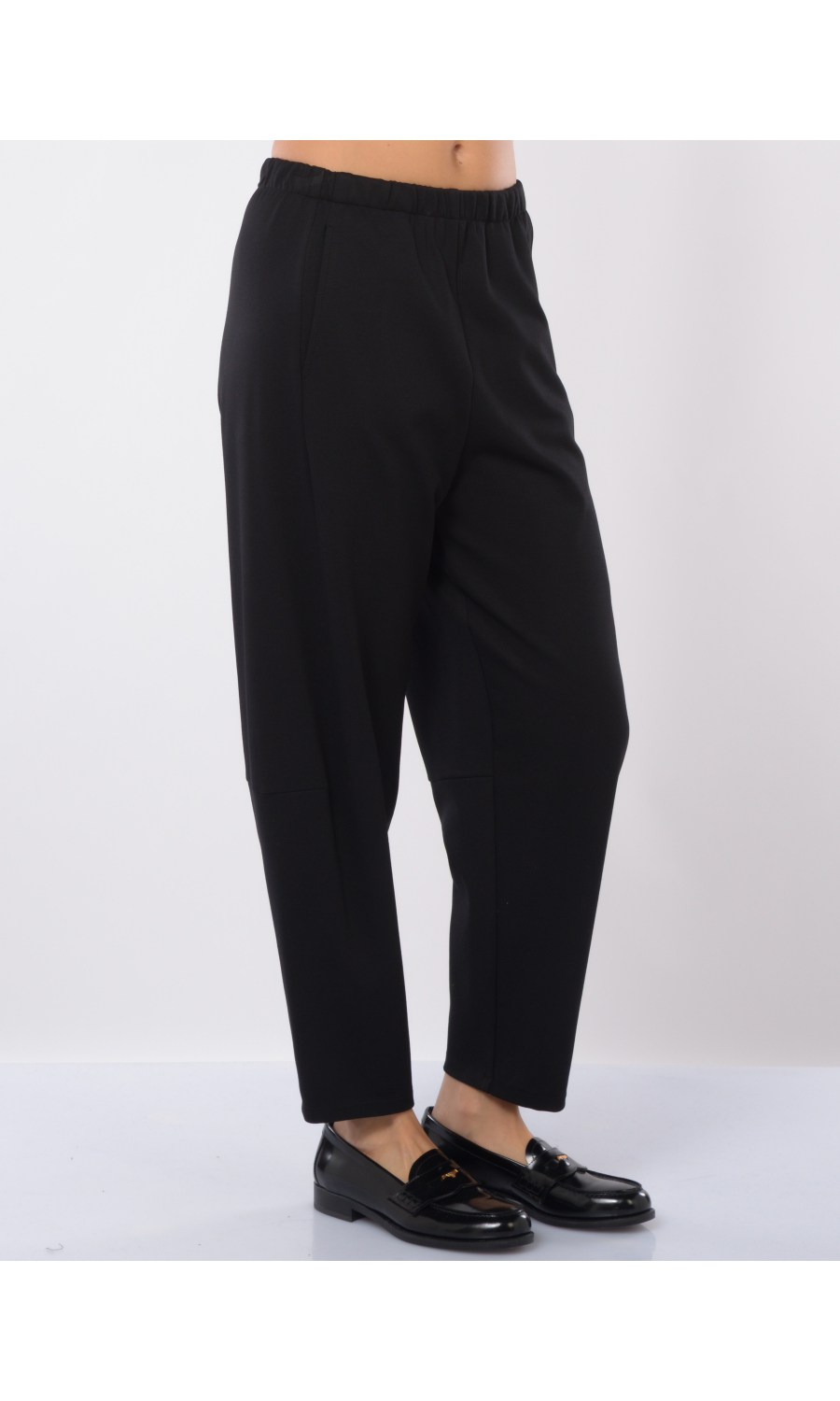 pantalone da donna Jurere microrigato con elastico