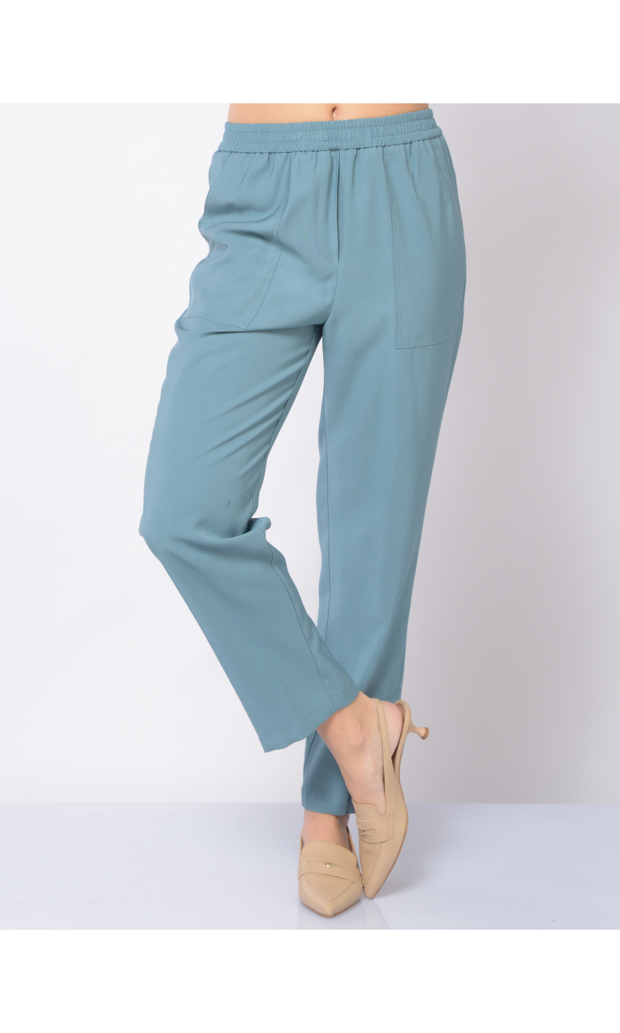 pantalone da donna Kaos in viscosa con elastico