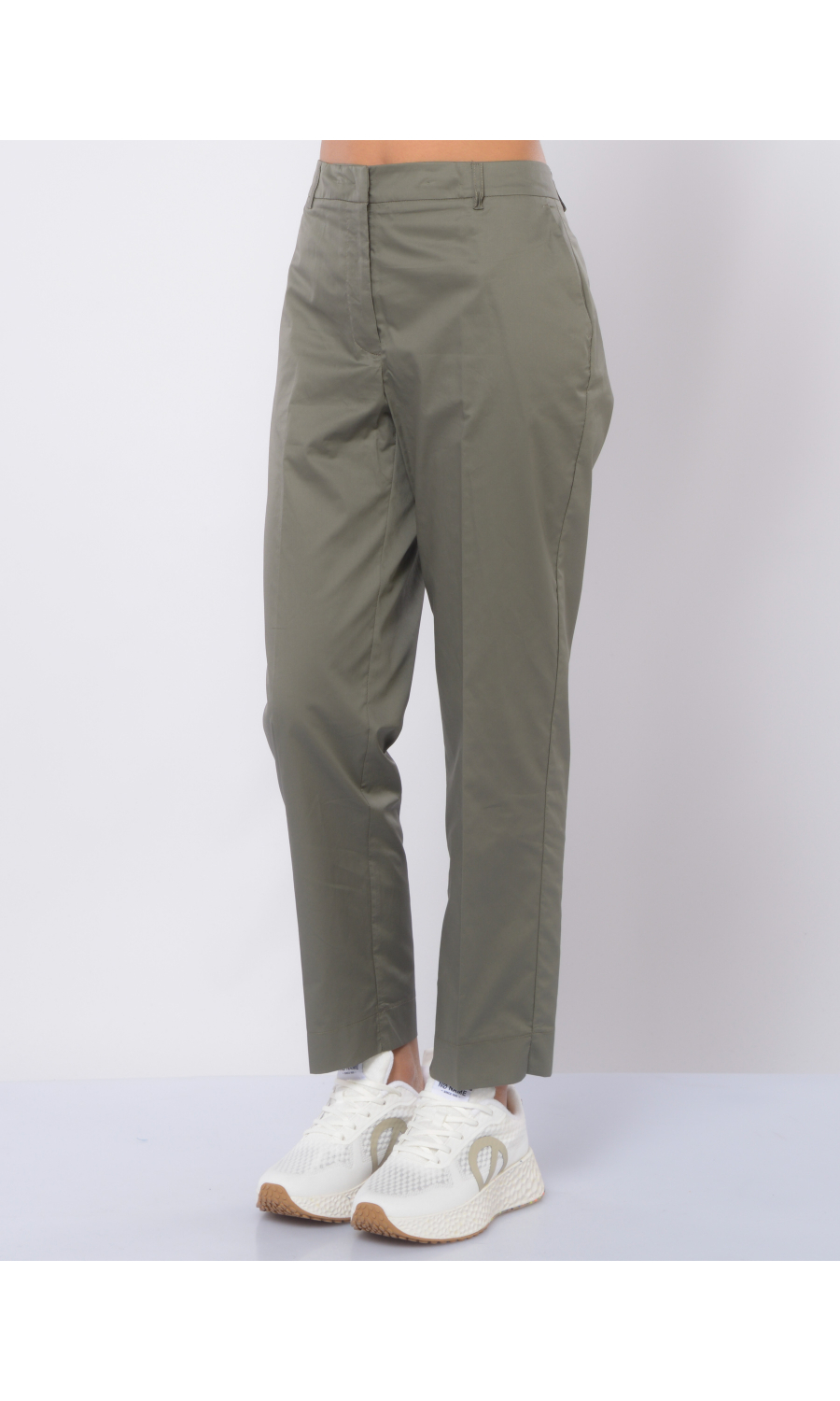 pantalone da donna Kaos chino con piccoli spacchi