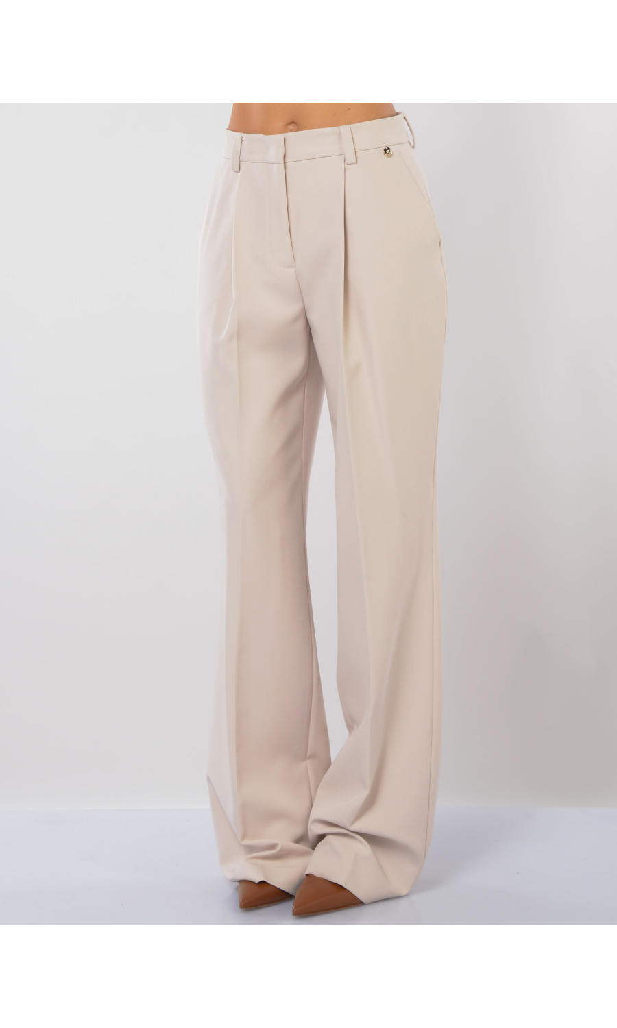 pantalone da donna Liu Jo a palazzo con pinces