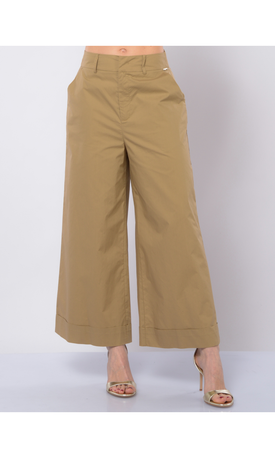 pantalone da donna Liu Jo ampio con balza