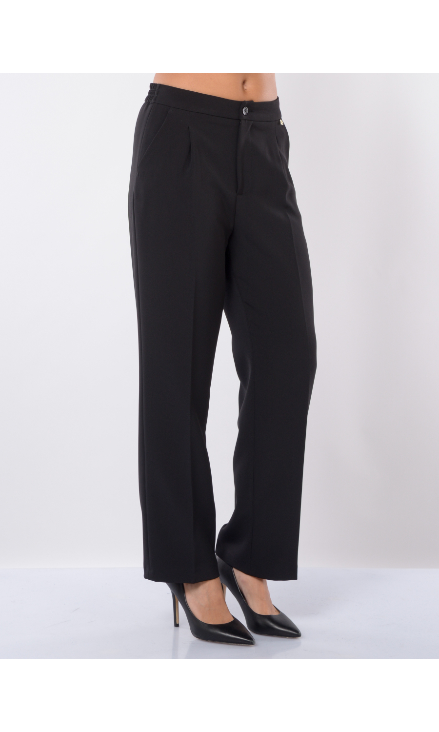 pantalone da donna Liu Jo con elastico e pinces