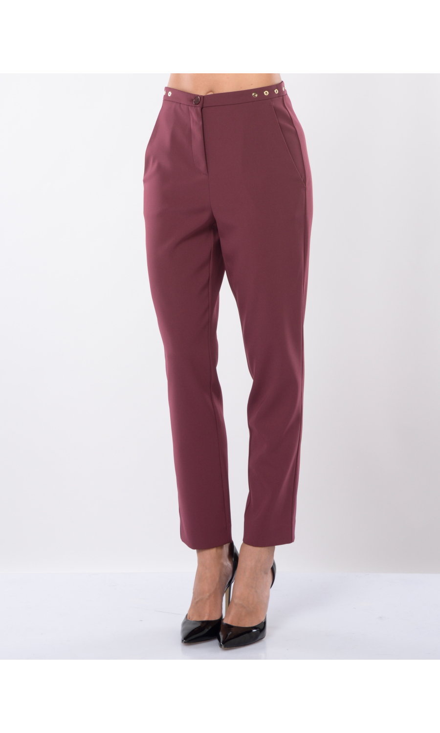 pantalone da donna Patrizia Pepe Essential a sigaretta