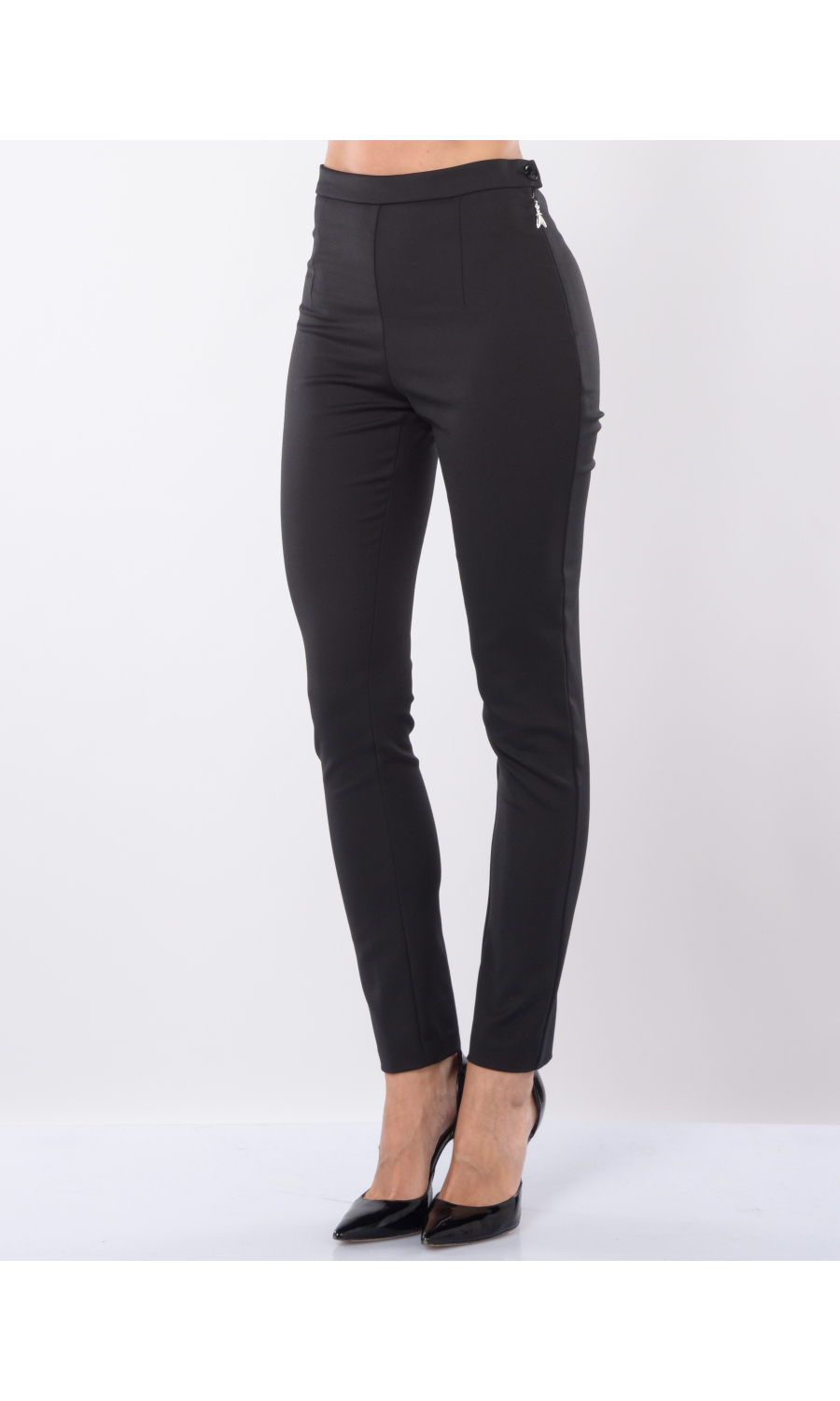 pantalone da donna Patrizia Pepe Slim Fit in tessuto tecnico