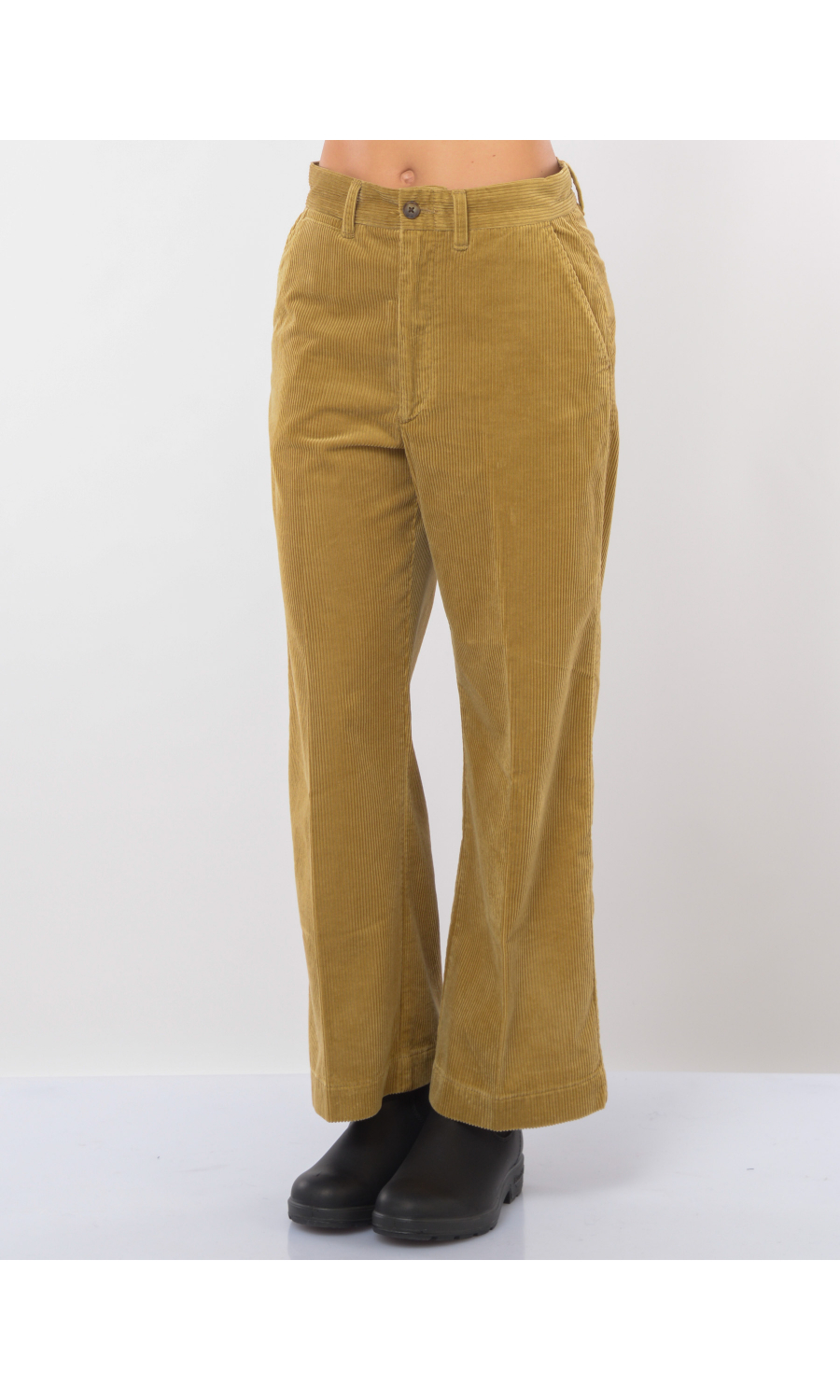 pantalone da donna Ralph Lauren baggy chino in velluto rigato