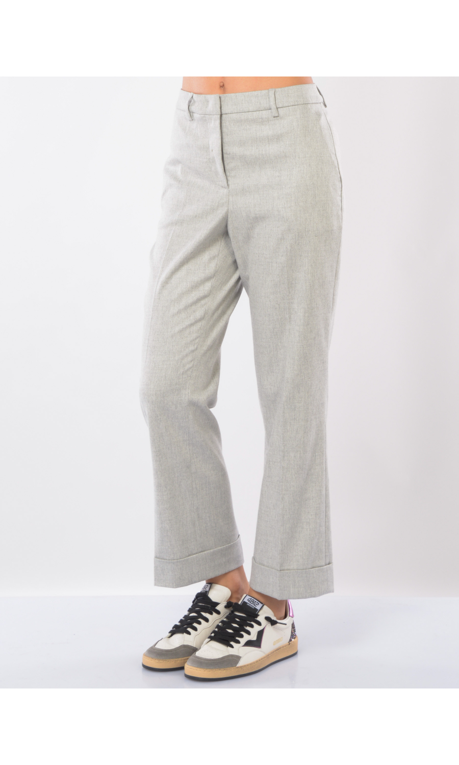 pantalone da donna Seventy dritto con balza