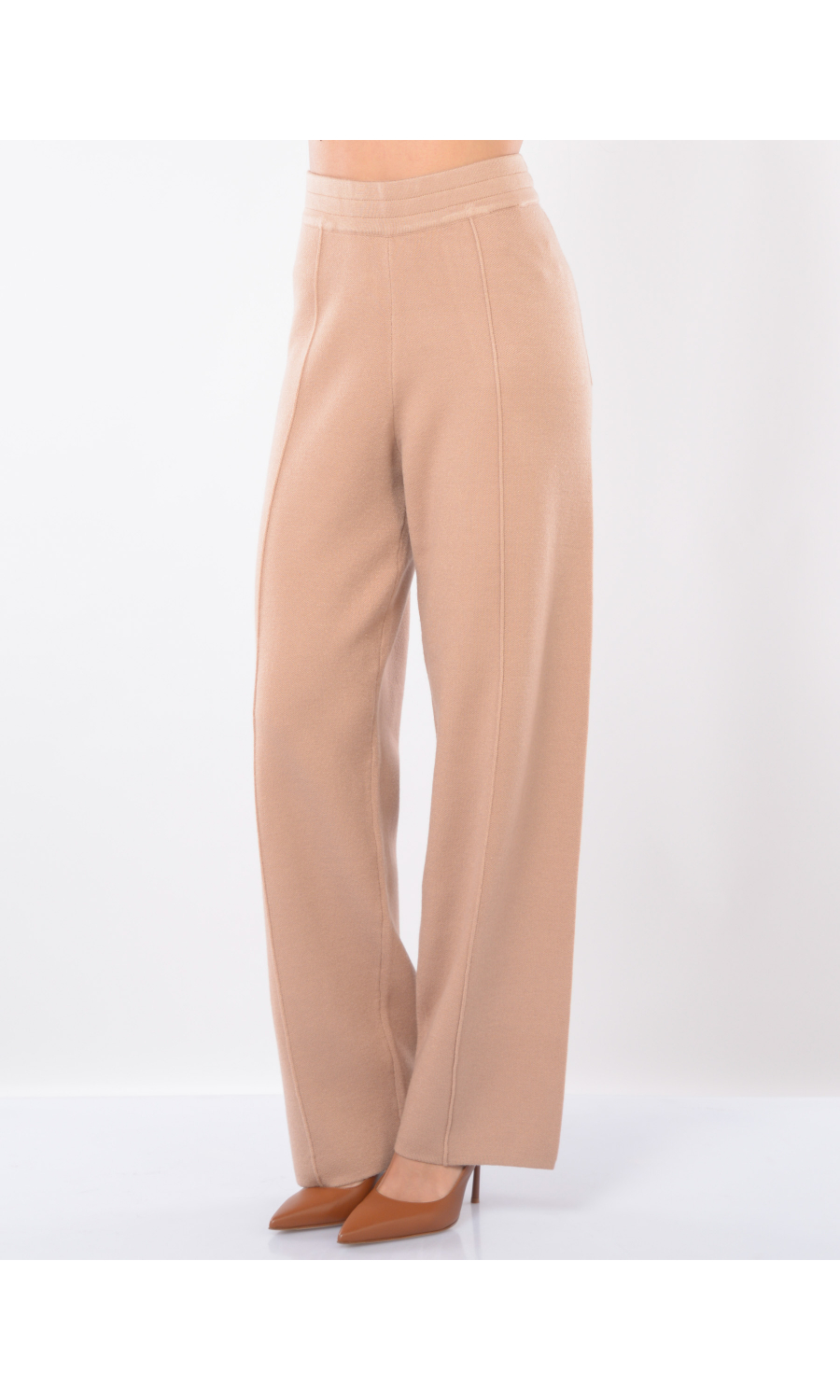 pantalone da donna Seventy ampio in maglia