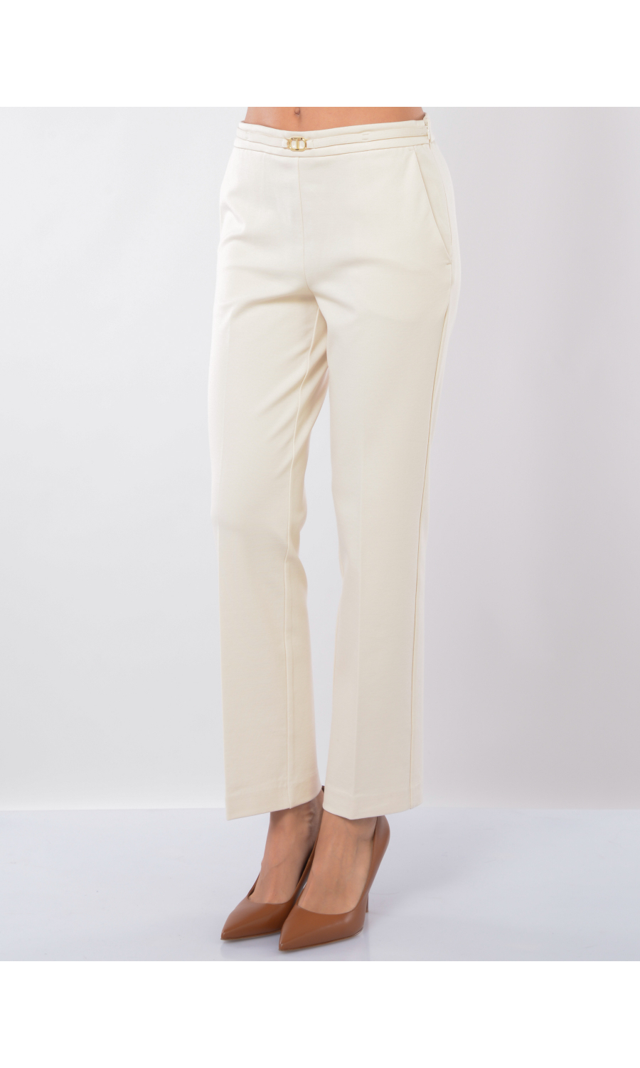 pantalone da donna Twinset chino in punto Milano