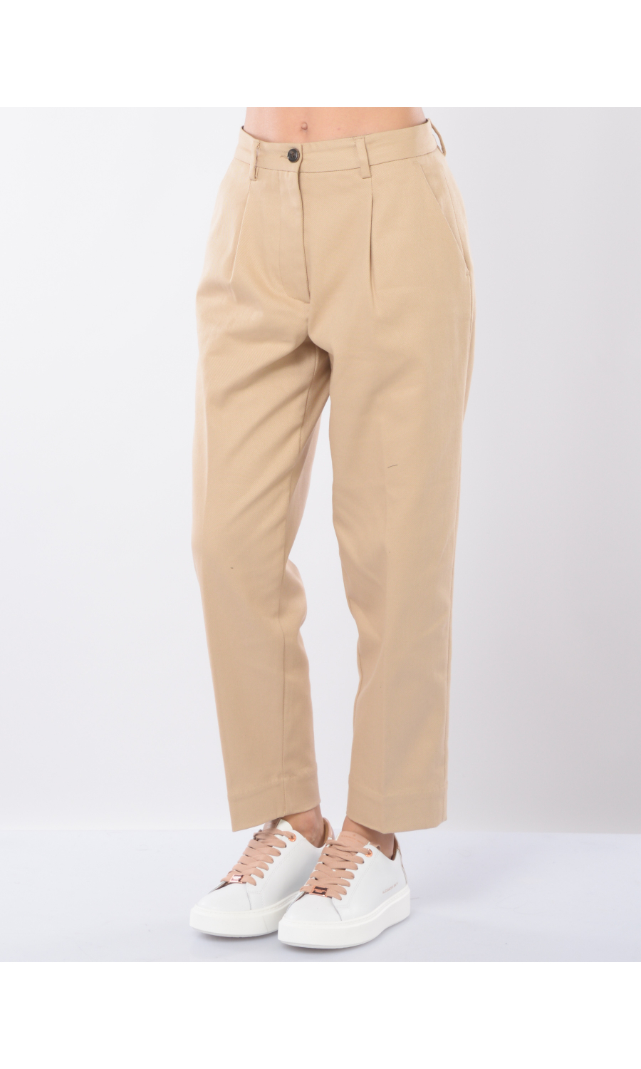 pantalone da donna White Sand a palloncino con pinces