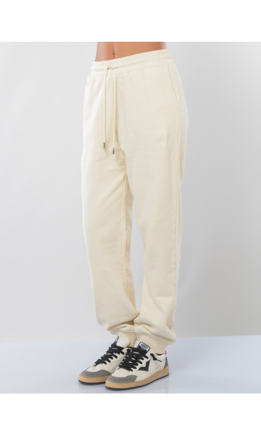 pantalone da donna Woolrich in felpa con elastico