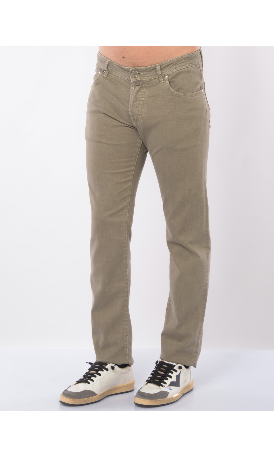 pantalone da uomo Jacob Cohencinque tasche cotone e lyocell