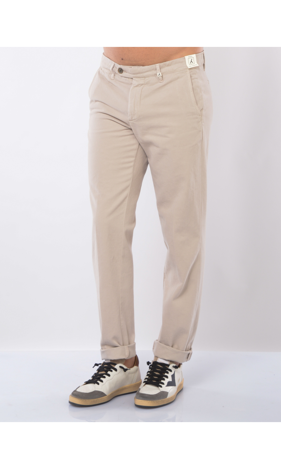 pantalone da uomo Myths chino in cotone e chachemire