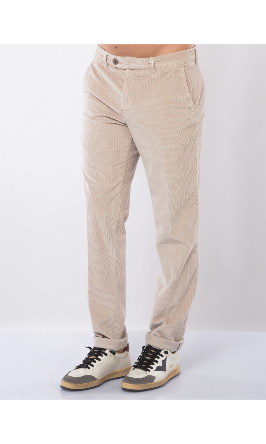 pantalone da uomo Myths chino in velluto